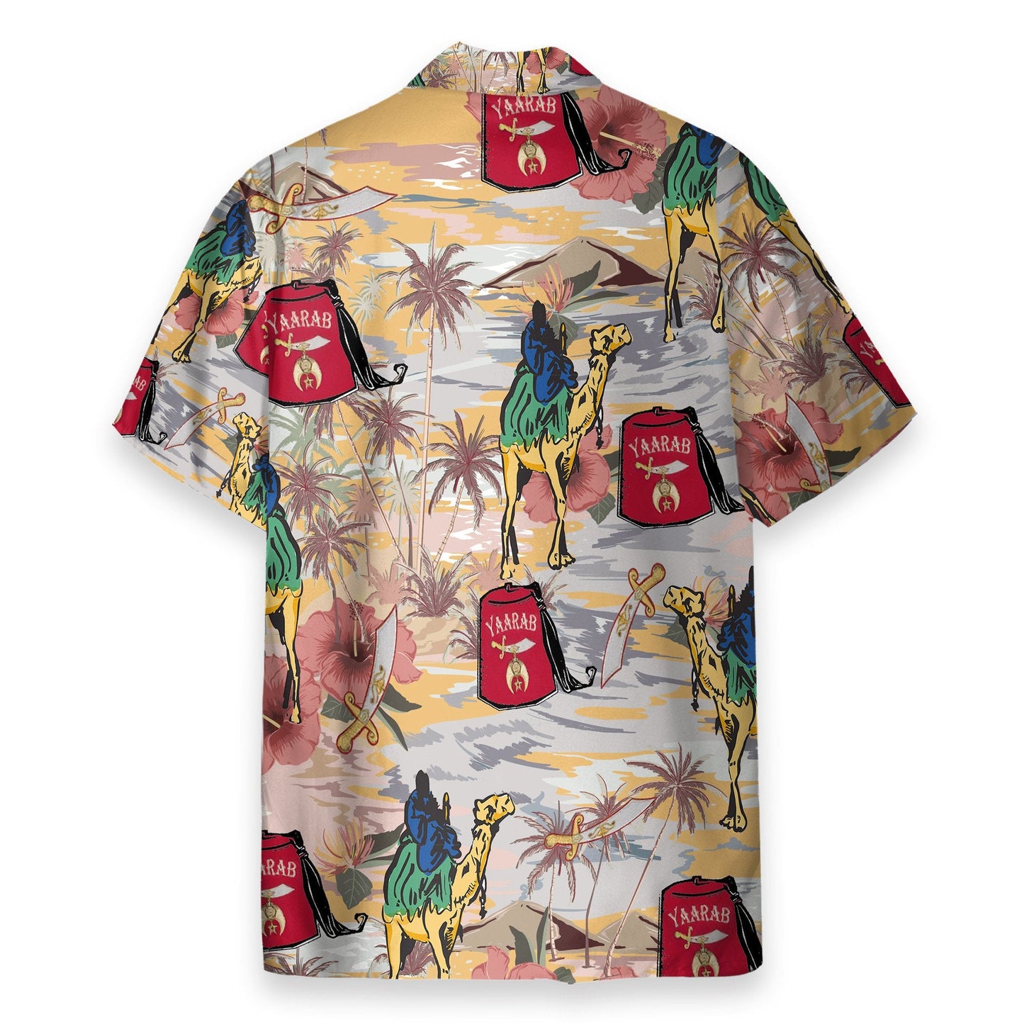 Yaarab Shriners Camel Riding - Hawaiian Shirts