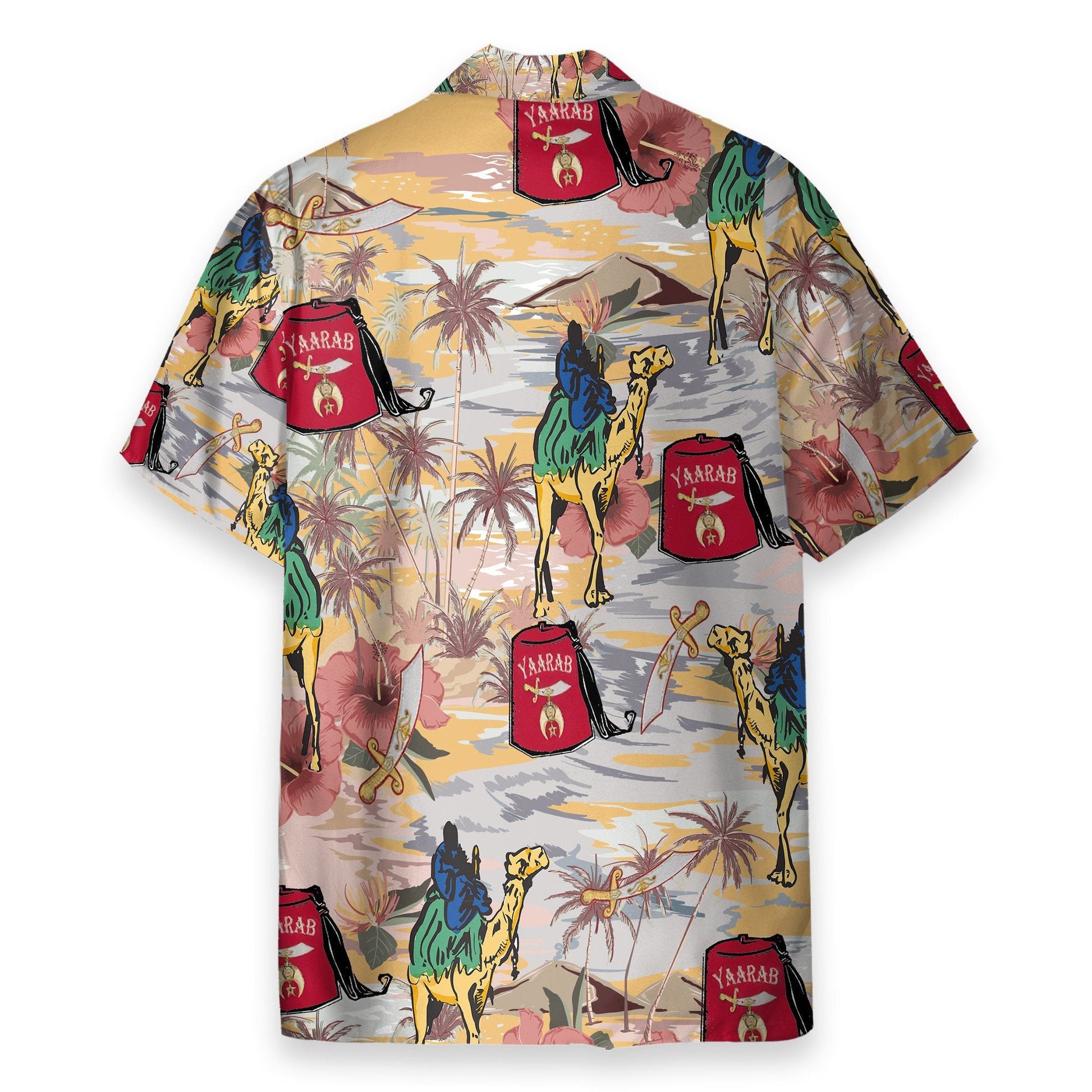 Yaarab Shriners Camel Riding - Hawaiian Shirts