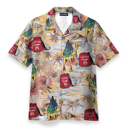 Yaarab Shriners Camel Riding - Hawaiian Shirts