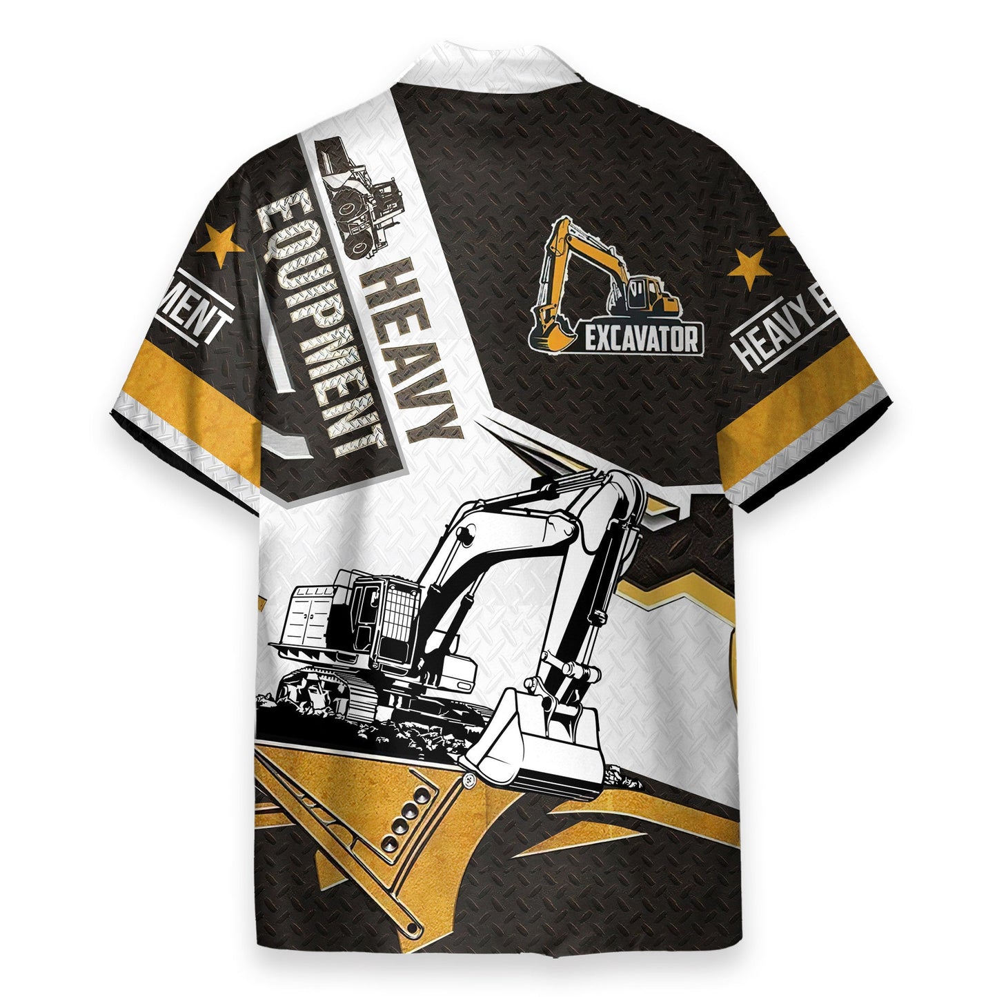 Excavator Heavy Equipment - Hawaiian Shirt