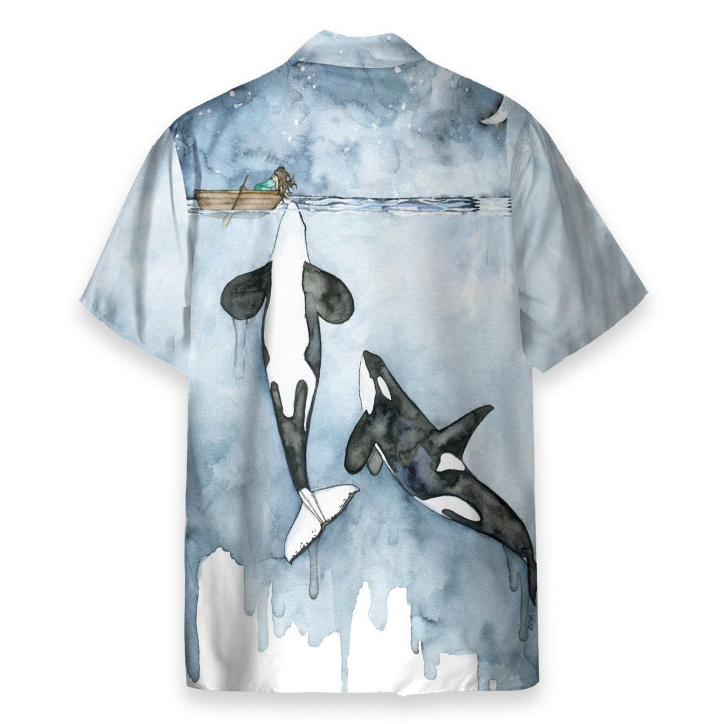 Let Orca Kiss You Men's Button's Up Shirts - Hawaiian Shirt