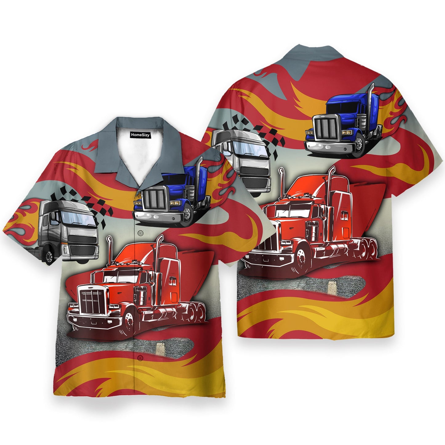 Truck Is The Best Men's Button's Up Shirts - Hawaiian Shirt