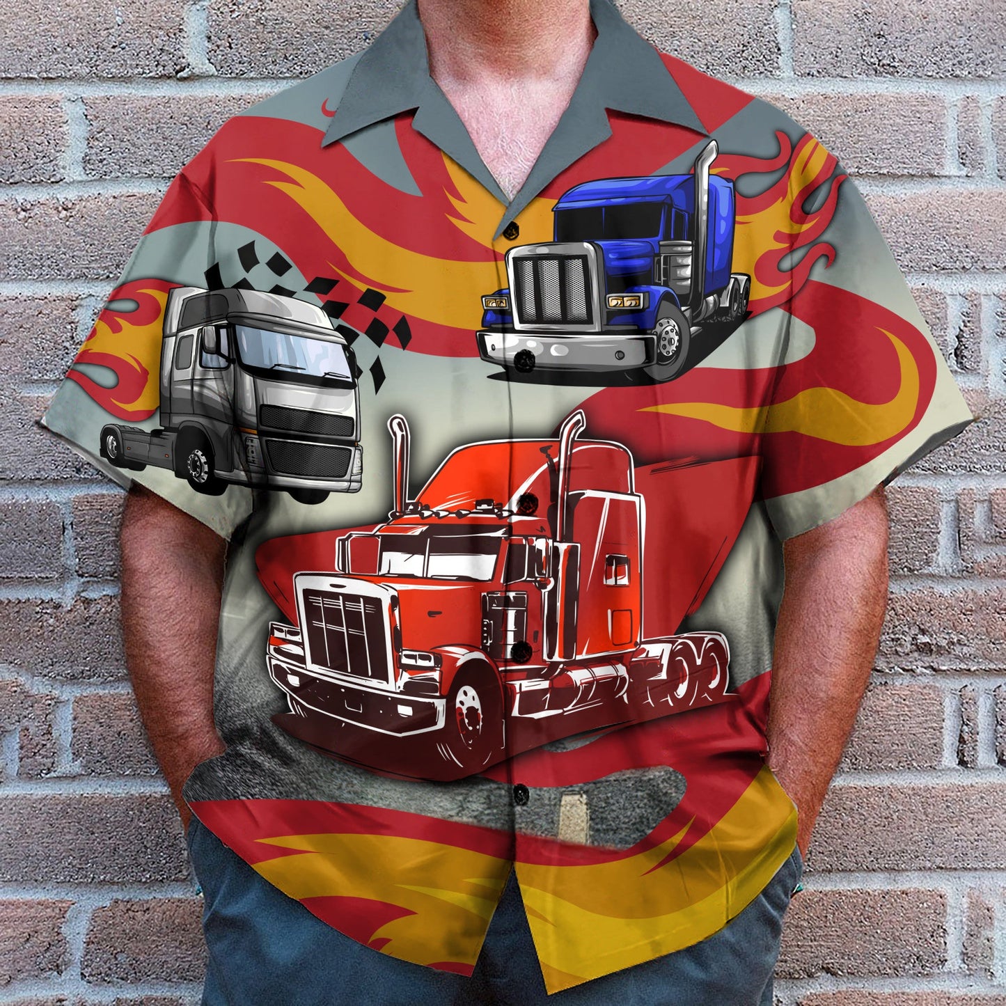 Truck Is The Best Men's Button's Up Shirts - Hawaiian Shirt