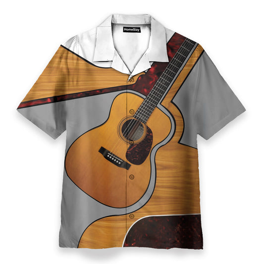 Classic Guitar Men's Button's Up Shirts - Hawaiian Shirt