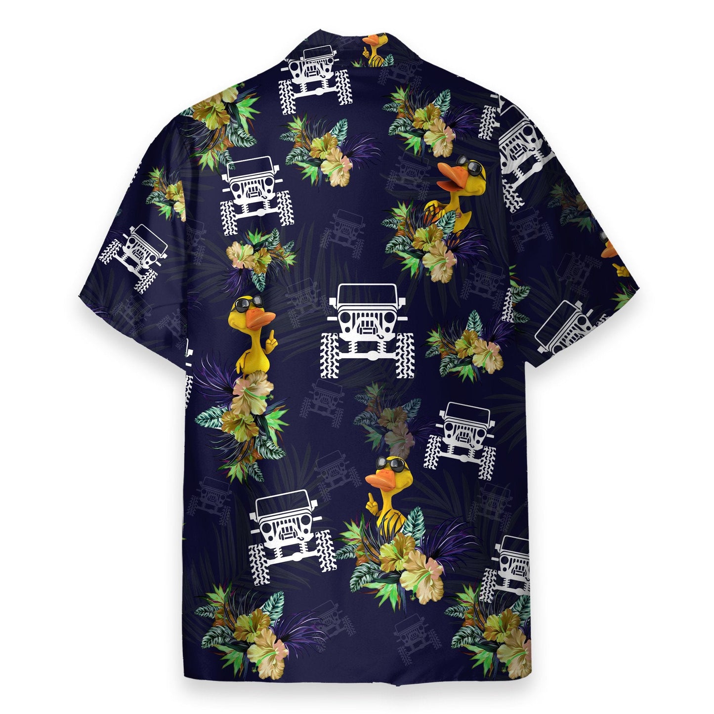 Jeep Duck Funny Button's Up Shirts - Hawaiian Shirt