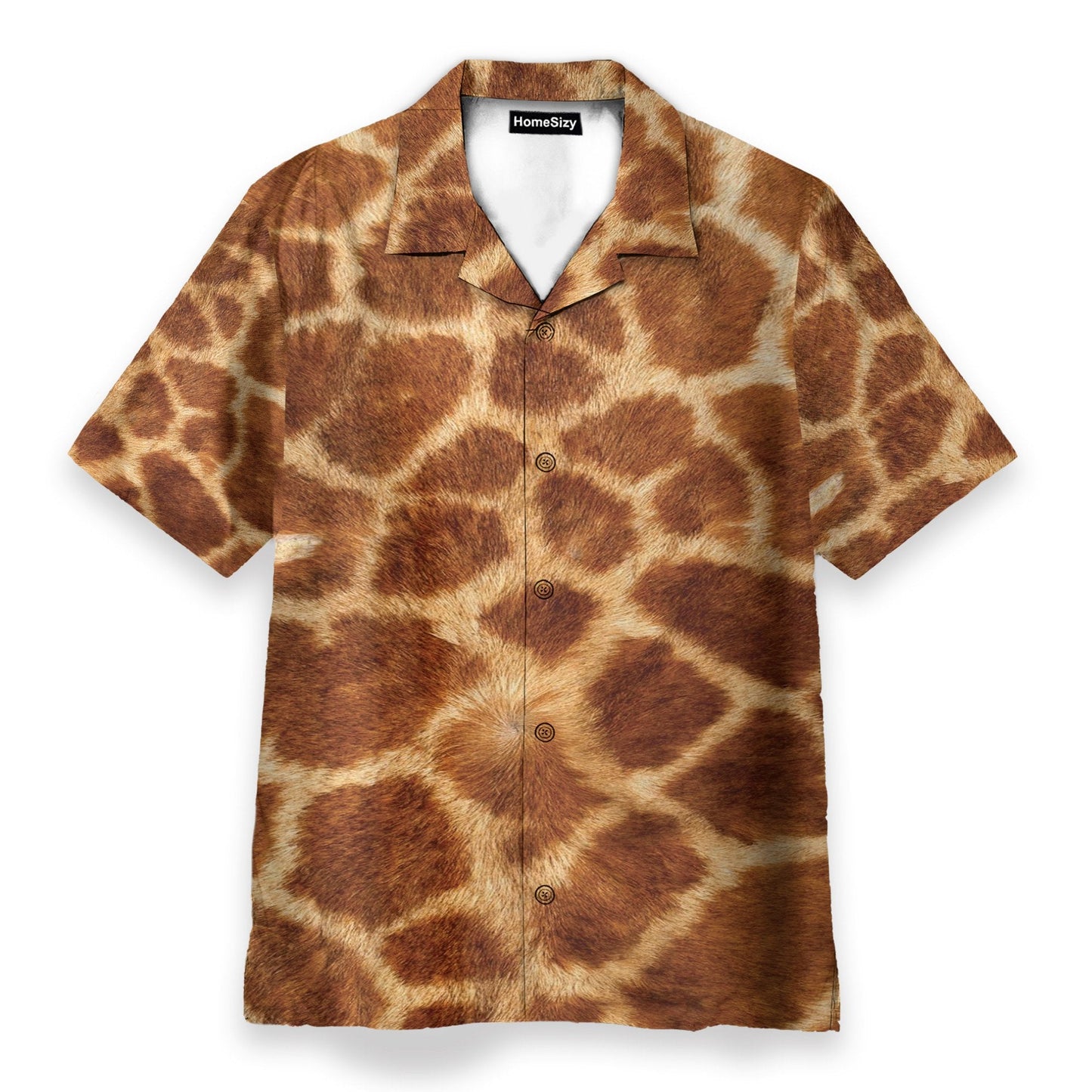 Giraffe Cosplay Costume Funny Button's Up Shirts - Hawaiian Shirt & Beach Shorts