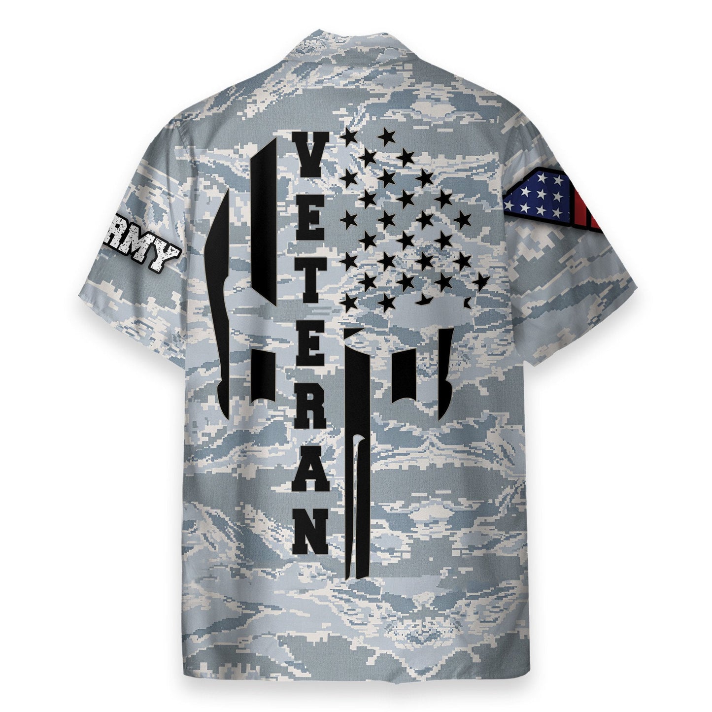 Eagle Veteran Proud US Air Force - Hawaiian Shirt & Beach Shorts