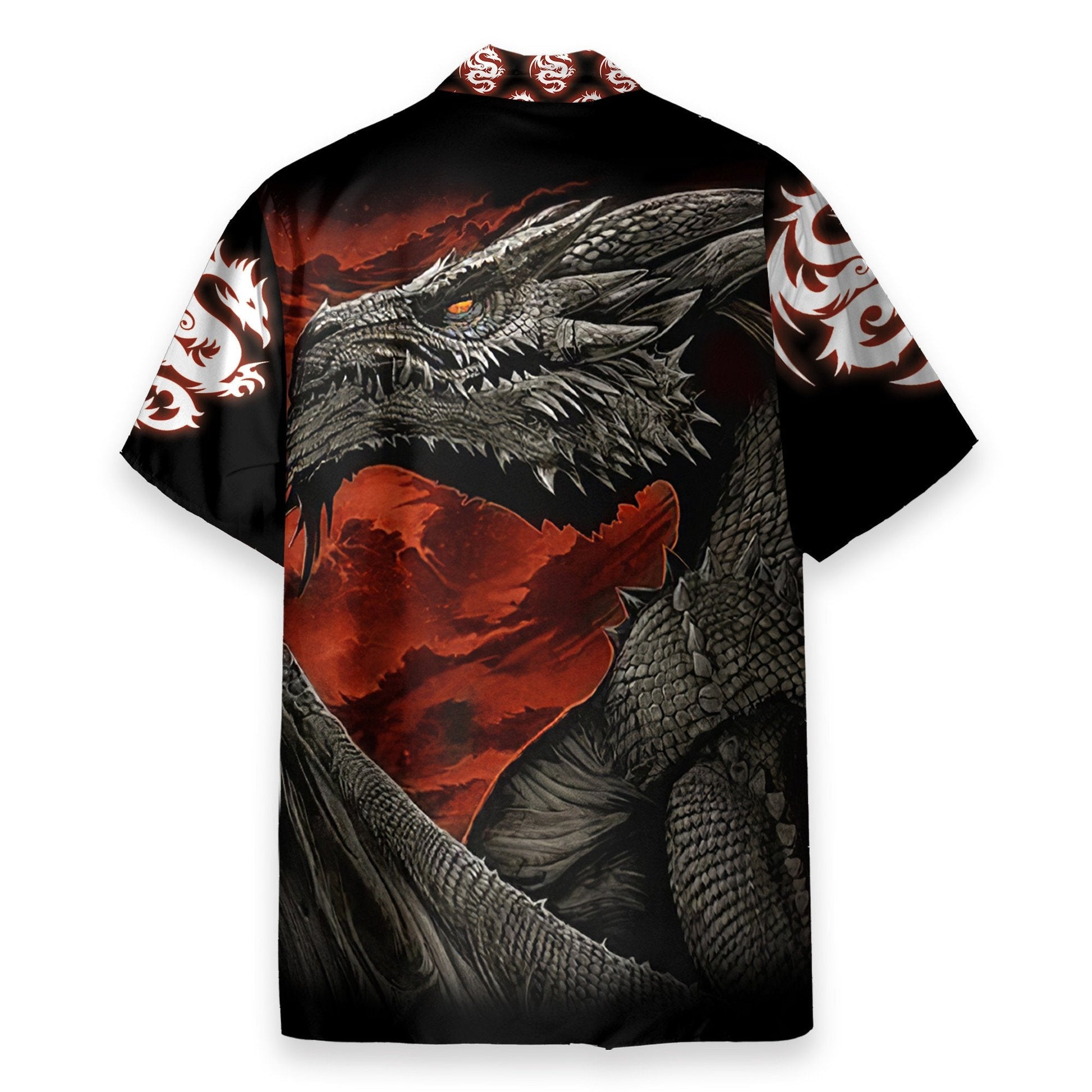 Dragon Men's Button's Up Shirts - Hawaiian Shirt