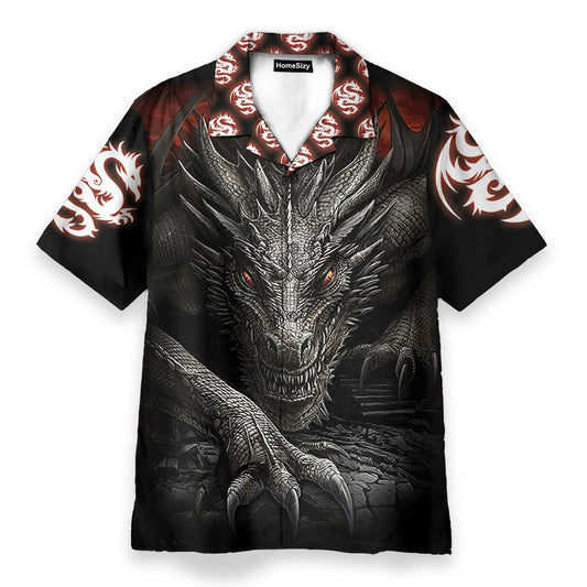 Dragon Men's Button's Up Shirts - Hawaiian Shirt