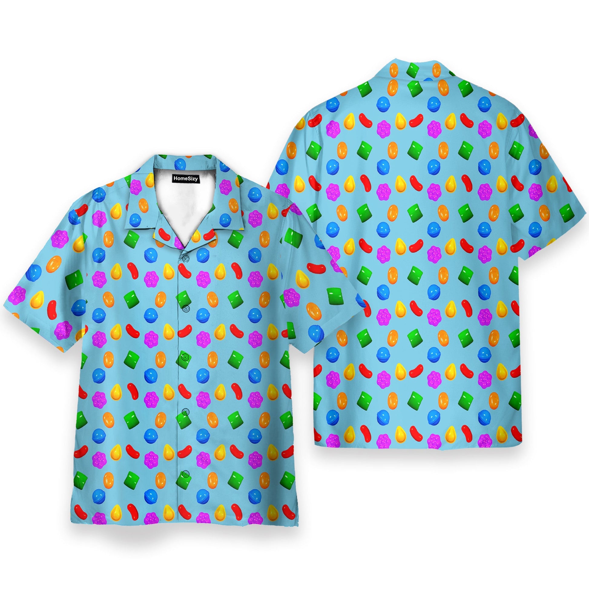 Funny Games Candy Crush Saga - Hawaiian Shirt & Beach Shorts