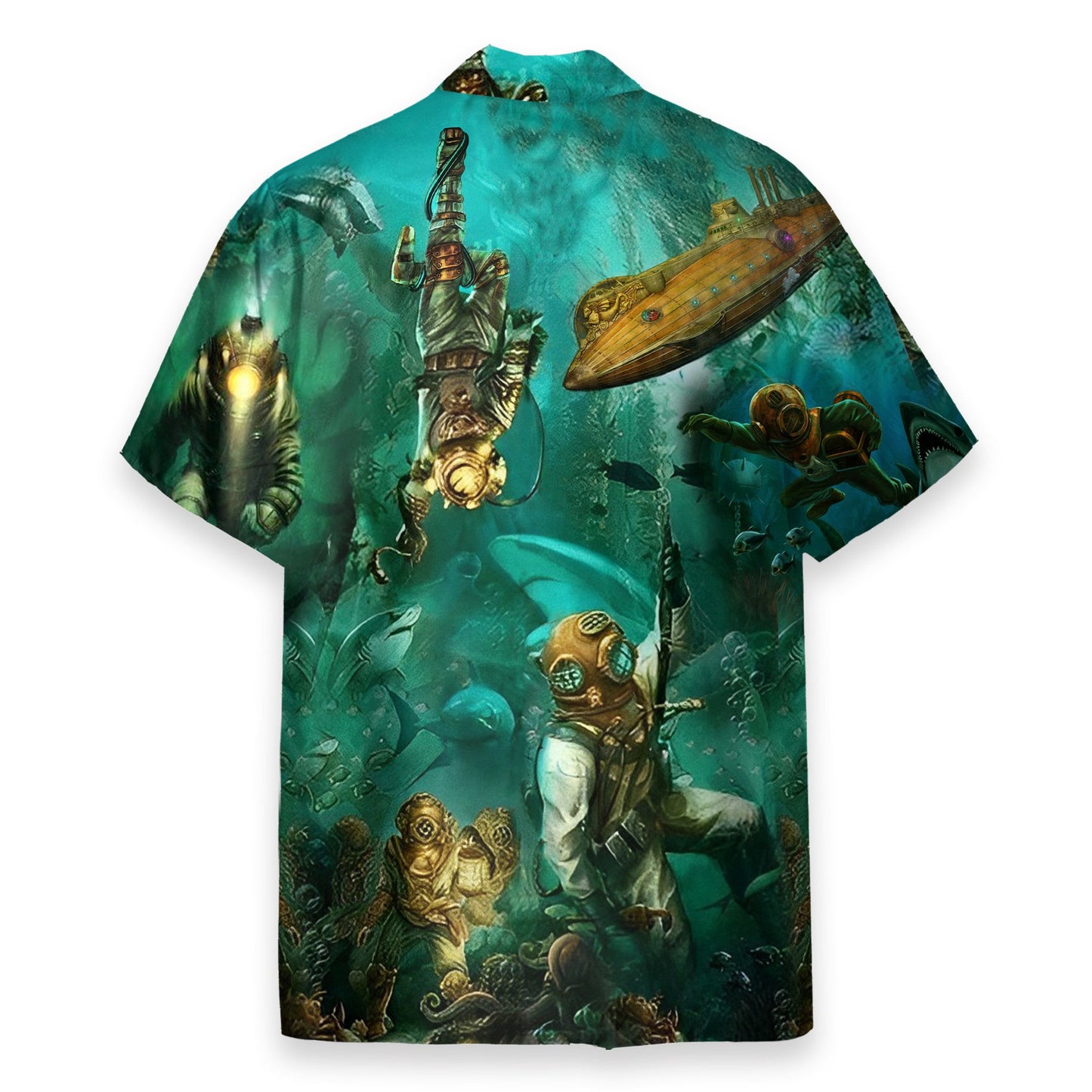 Amazing Scuba Diving Don't Fear Death Fear - Hawaiian Shirt