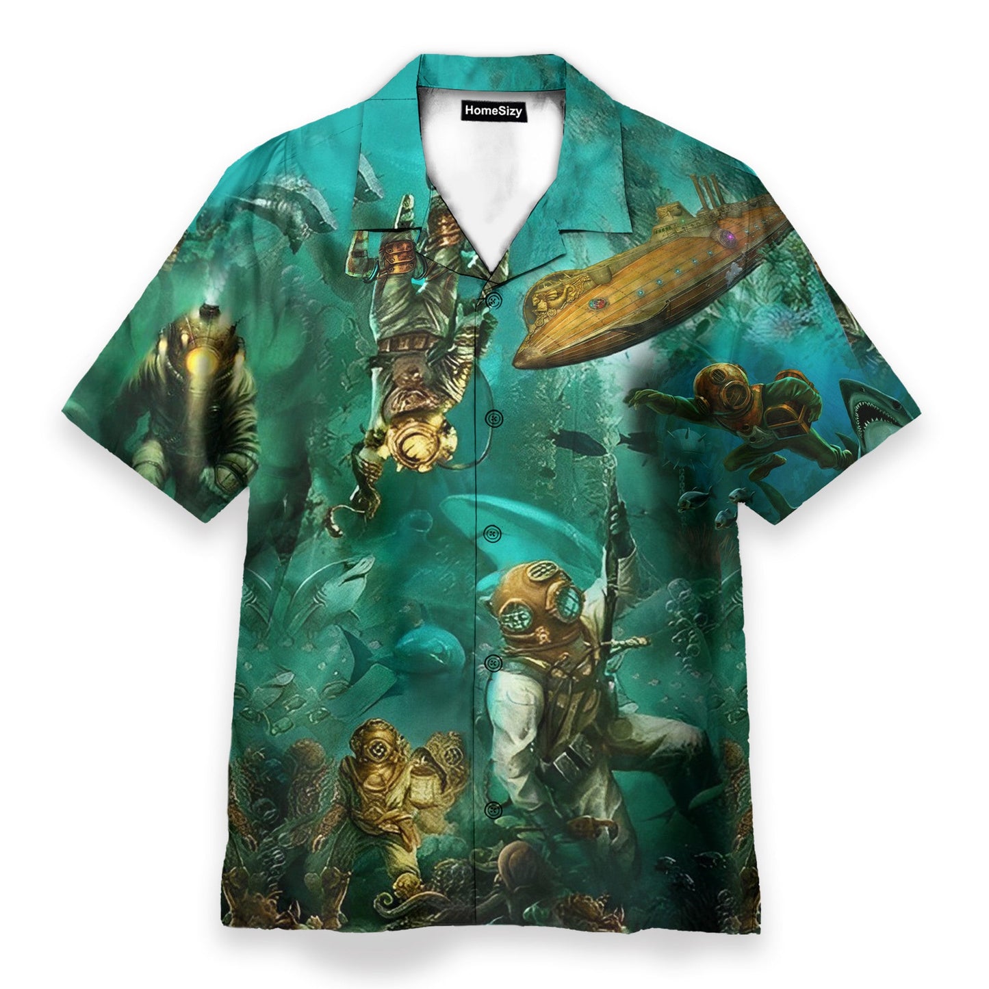 Amazing Scuba Diving Don't Fear Death Fear - Hawaiian Shirt