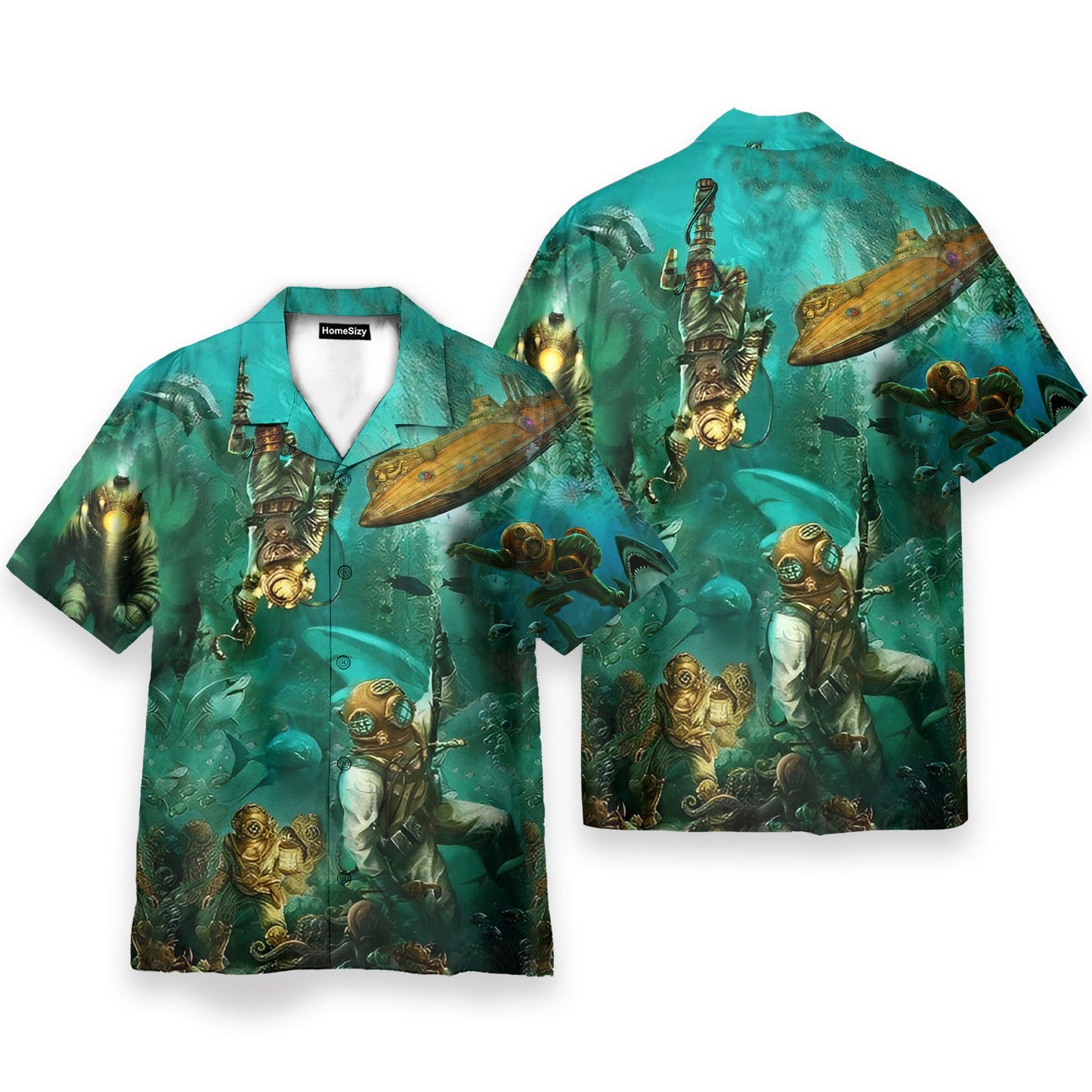 Amazing Scuba Diving Don't Fear Death Fear - Hawaiian Shirt