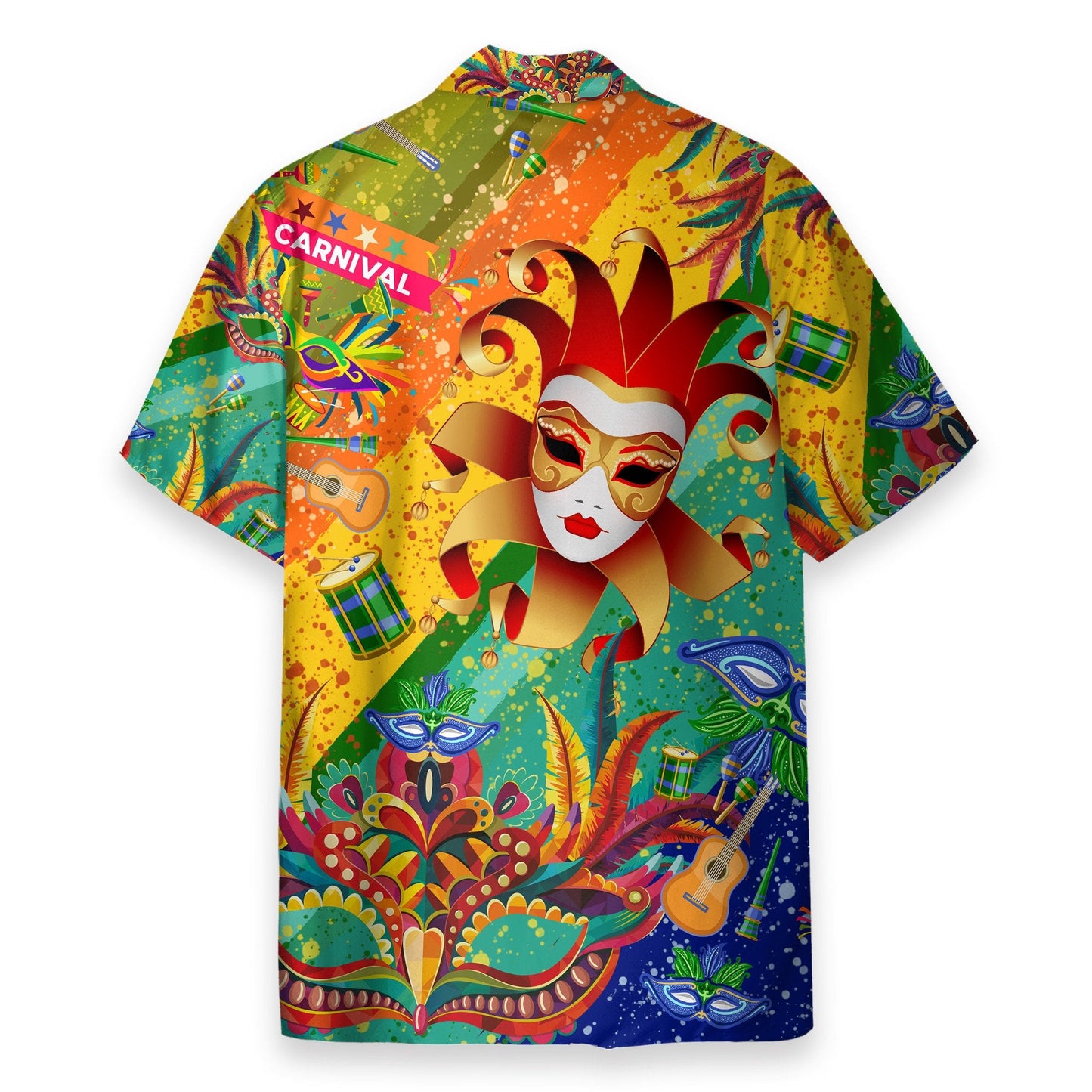 Carnival Mardi Gras Funny Button's Up Shirts - Hawaiian Shirt