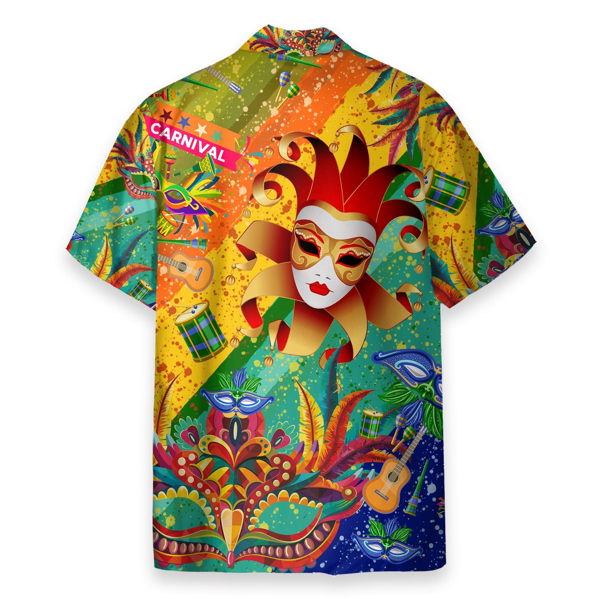 Carnival Mardi Gras Funny Button's Up Shirts - Hawaiian Shirt