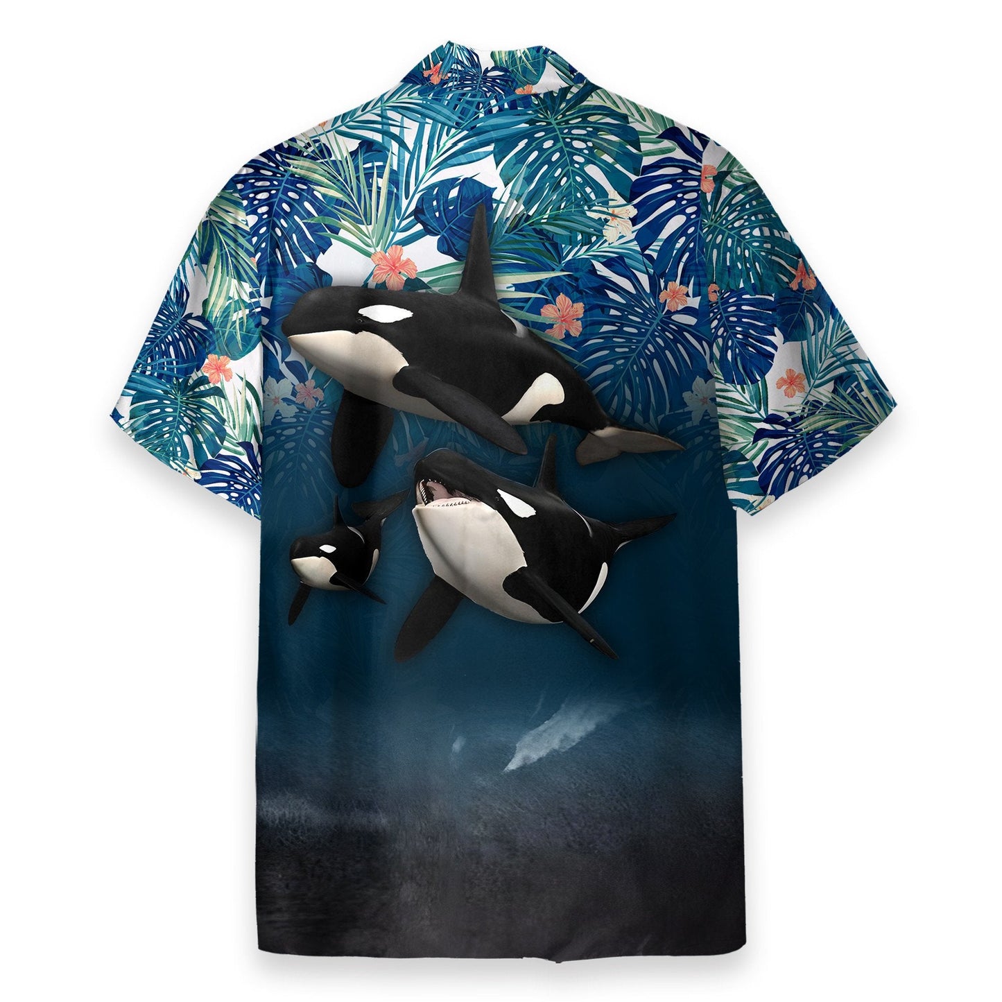 Whale Men's Button's Up Shirts - Hawaiian Shirt