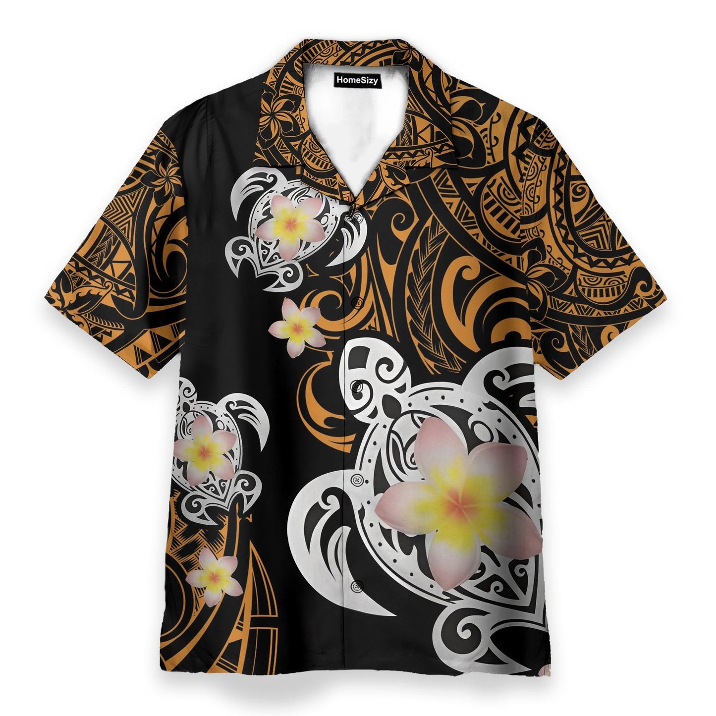 Turtle Plumeria Polynesian - Hawaiian Shirt