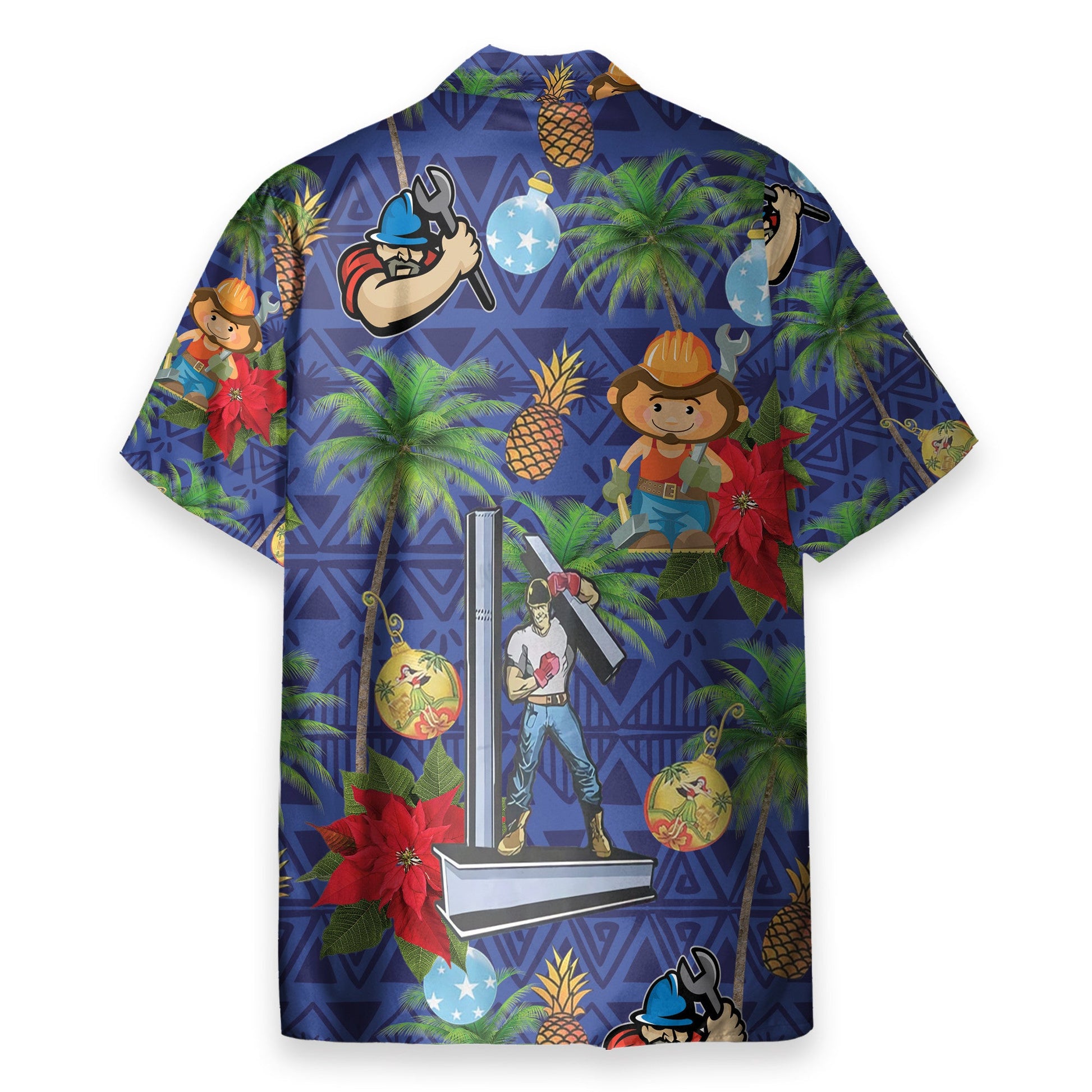 Ironworker Proud Men's Button's Up Shirts - Hawaiian Shirt