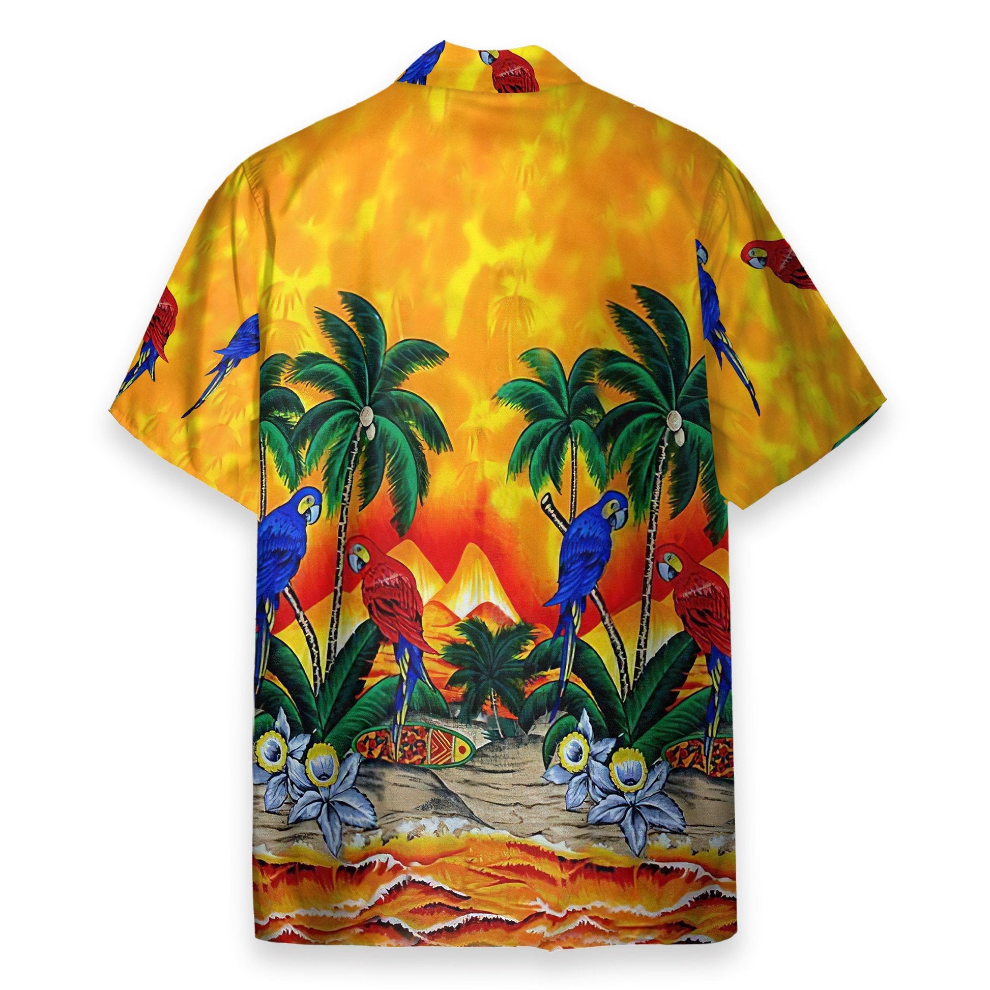 Parrot Men's Button's Up Shirts - Hawaiian Shirt