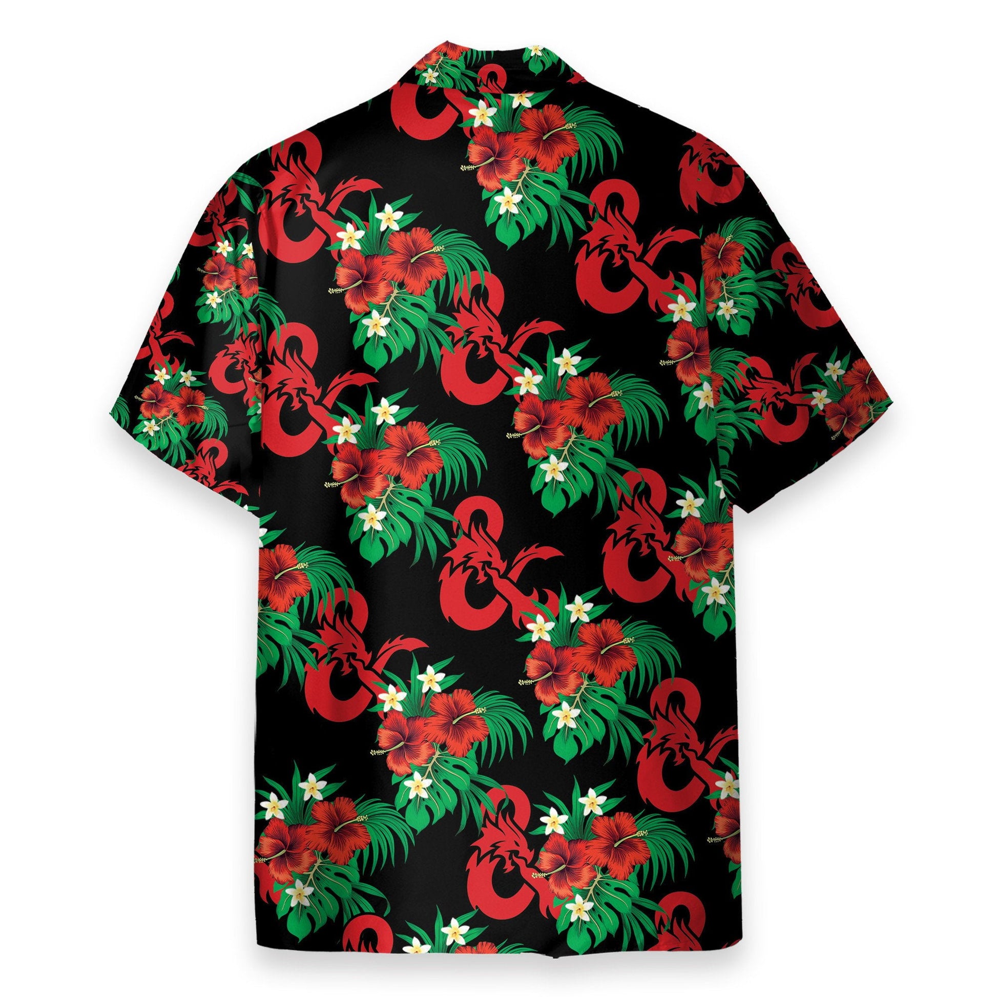 Dungeons And Dragons Game Men's Button's Up Shirts - Hawaiian Shirt & Beach Shorts