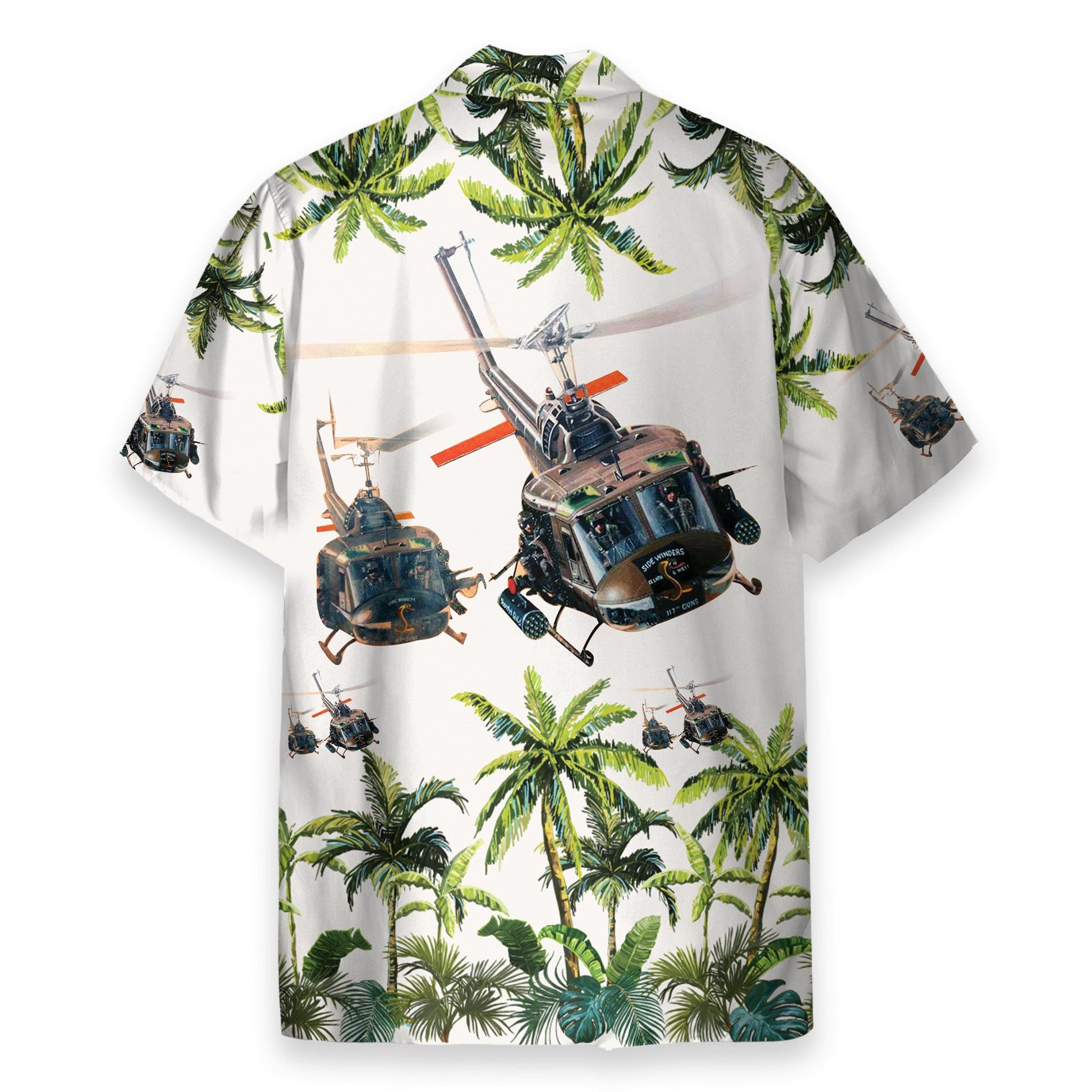United States Army Huey Helicopter - Hawaiian Shirt