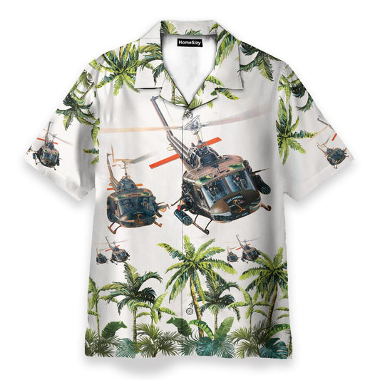 United States Army Huey Helicopter - Hawaiian Shirt