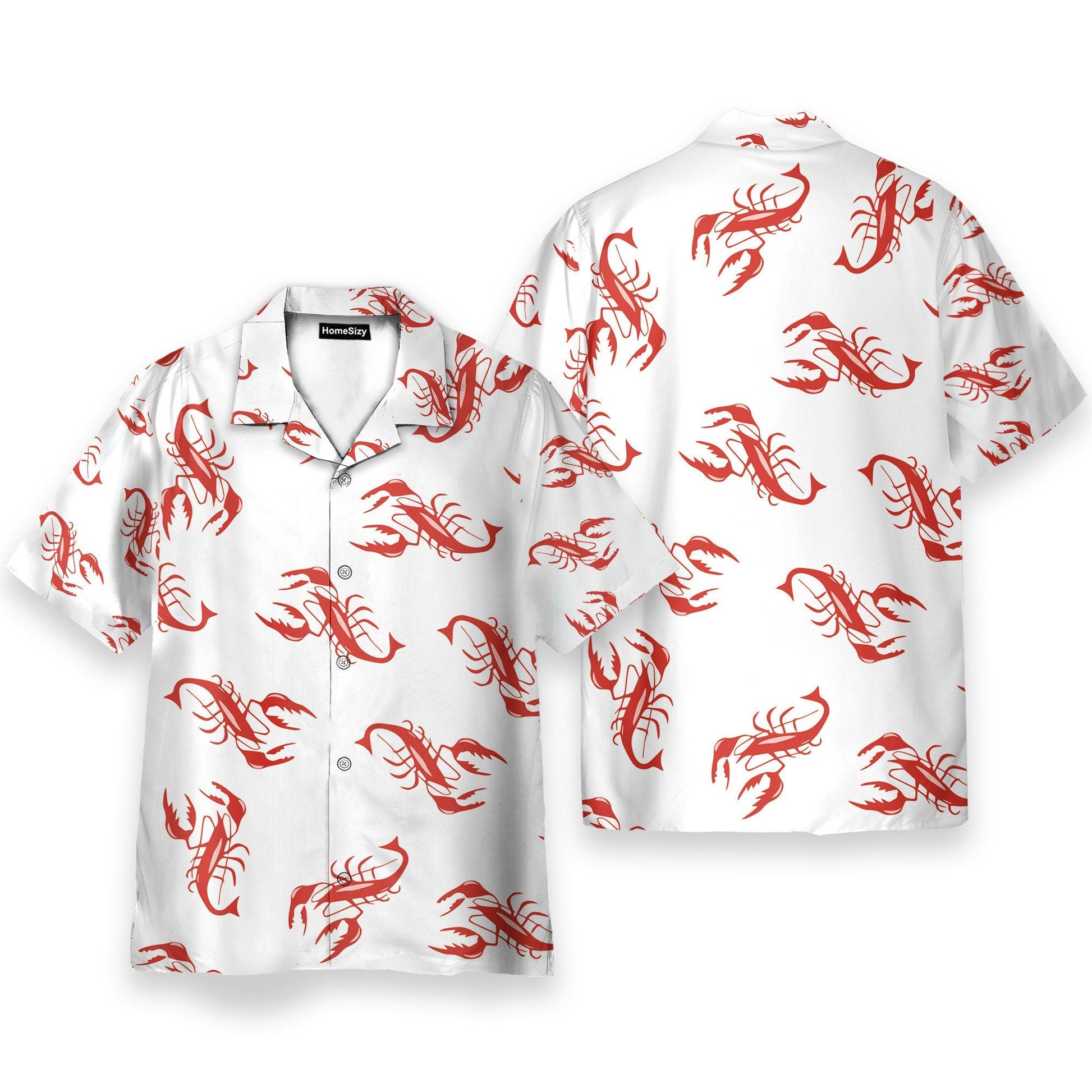 Kramer Lobster Funny Button's Up Shirts - Hawaiian Shirt & Beach Shorts