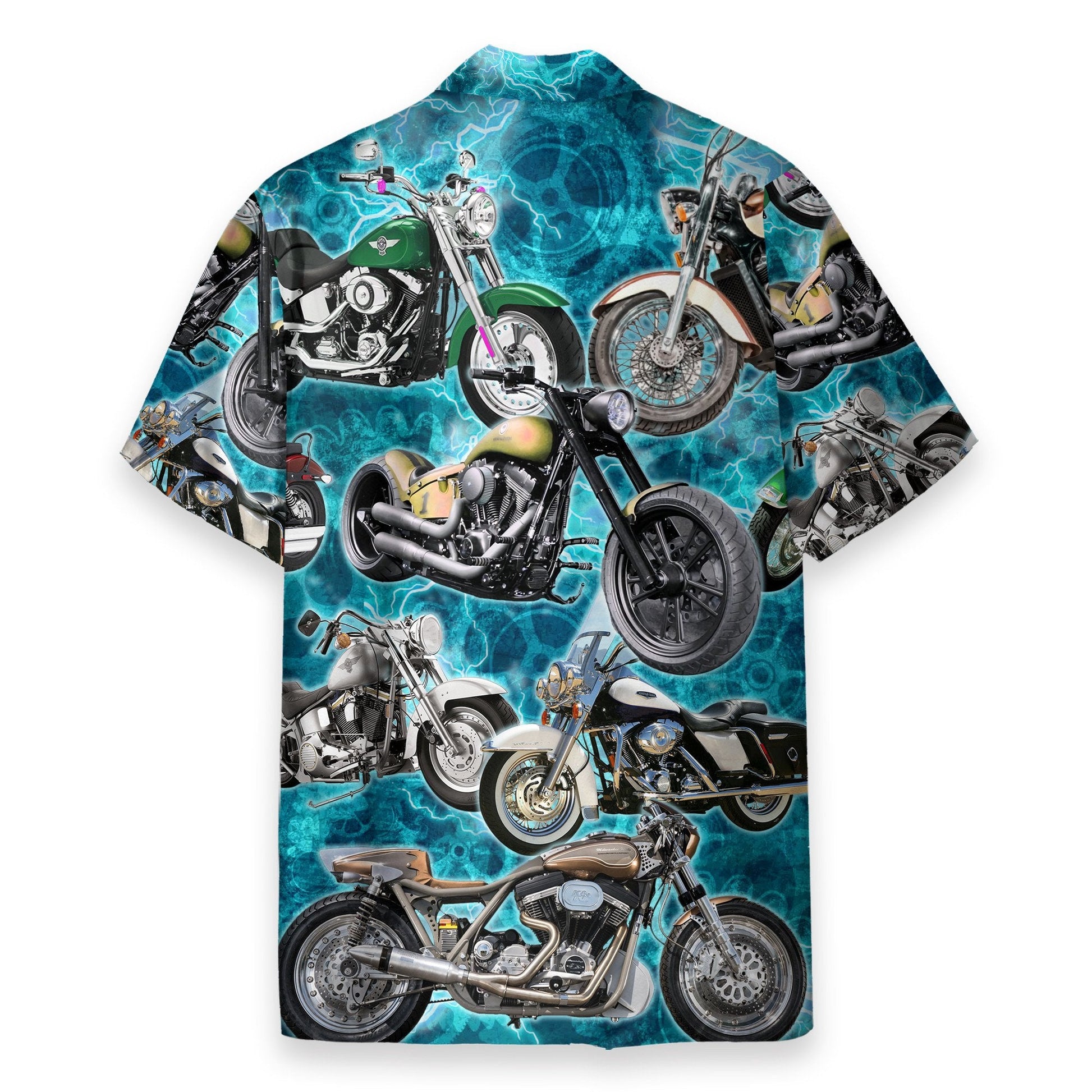 Motorcycles Once A Biker - Hawaiian Shirt