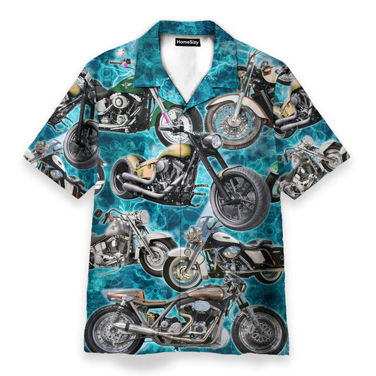 Motorcycles Once A Biker - Hawaiian Shirt