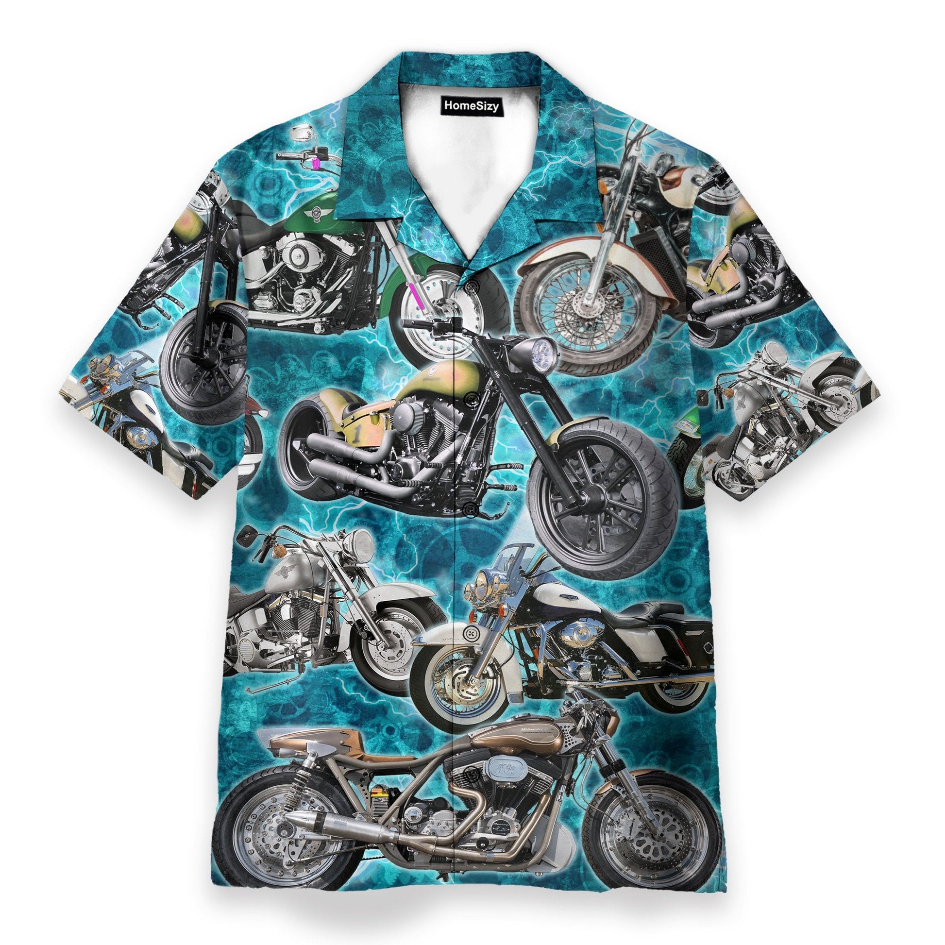 Motorcycles Once A Biker - Hawaiian Shirt