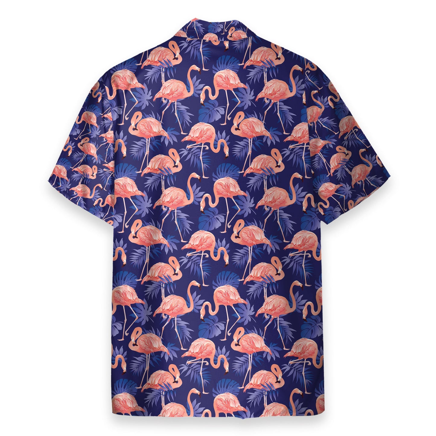 Flamingo Bird Tropical Flowers - Hawaiian Shirt & Beach Shorts