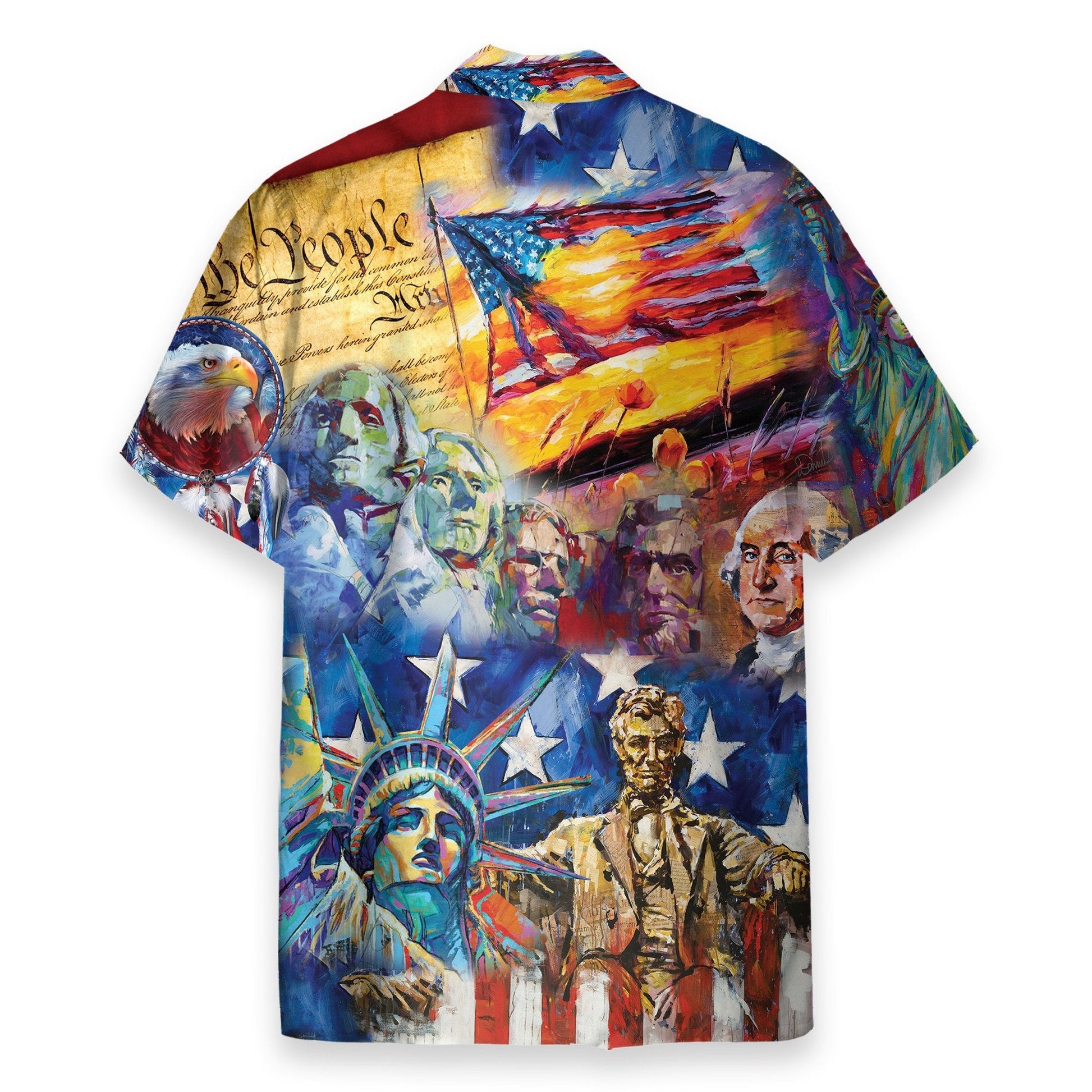 My Patriotic Heart Beats 4th July Idependence Day - Hawaiian Shirt