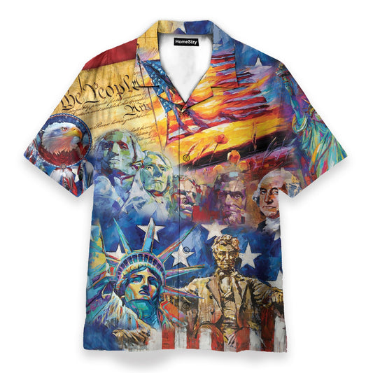 My Patriotic Heart Beats 4th July Idependence Day - Hawaiian Shirt