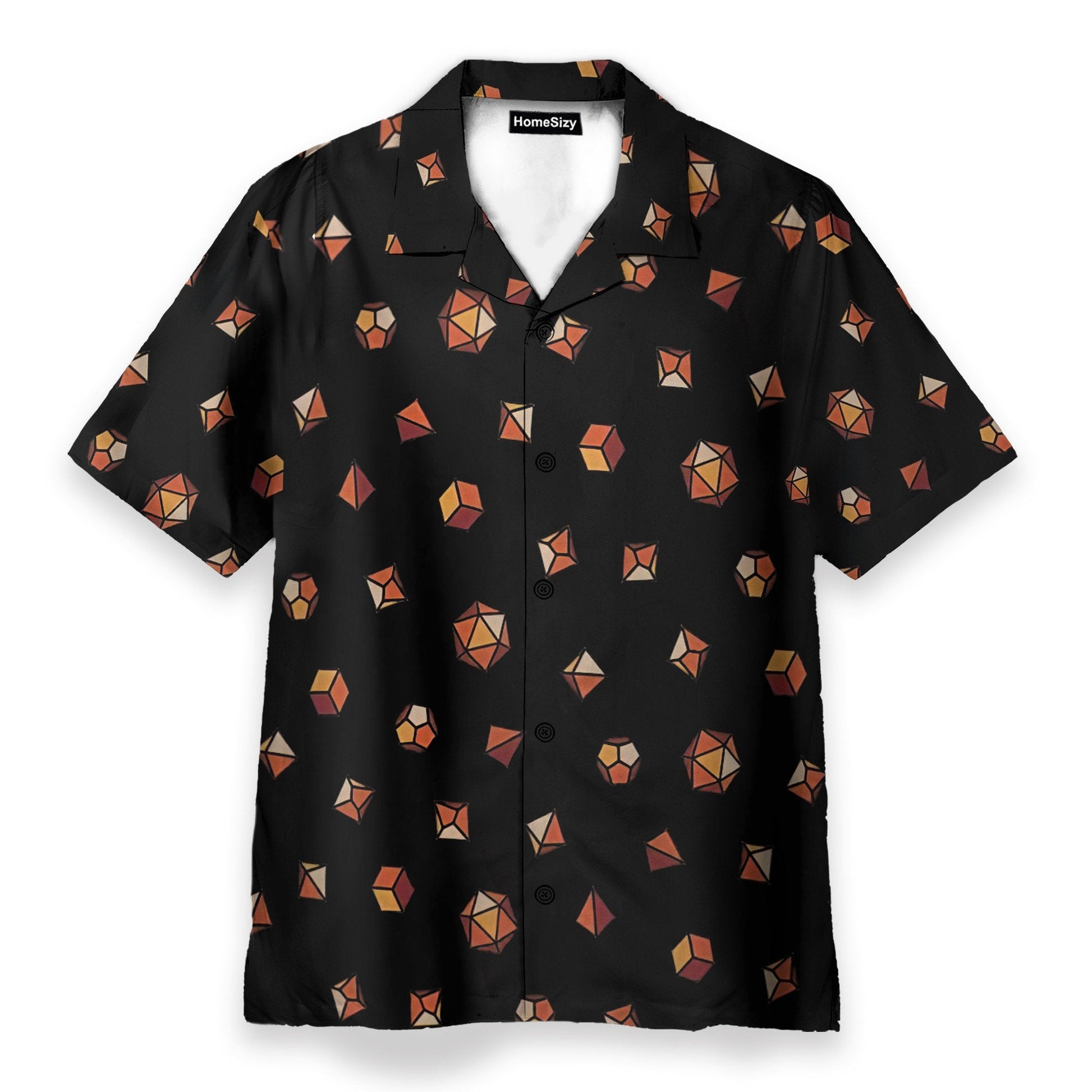 Dungeons and Dragons Dice Cosplay Costume - Hawaiian Shirt & Beach Shorts