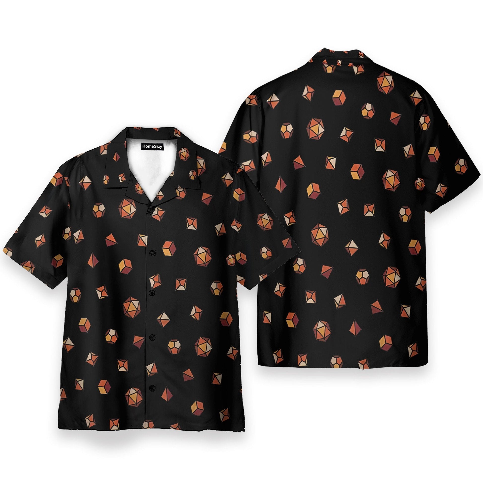 Dungeons and Dragons Dice Cosplay Costume - Hawaiian Shirt & Beach Shorts