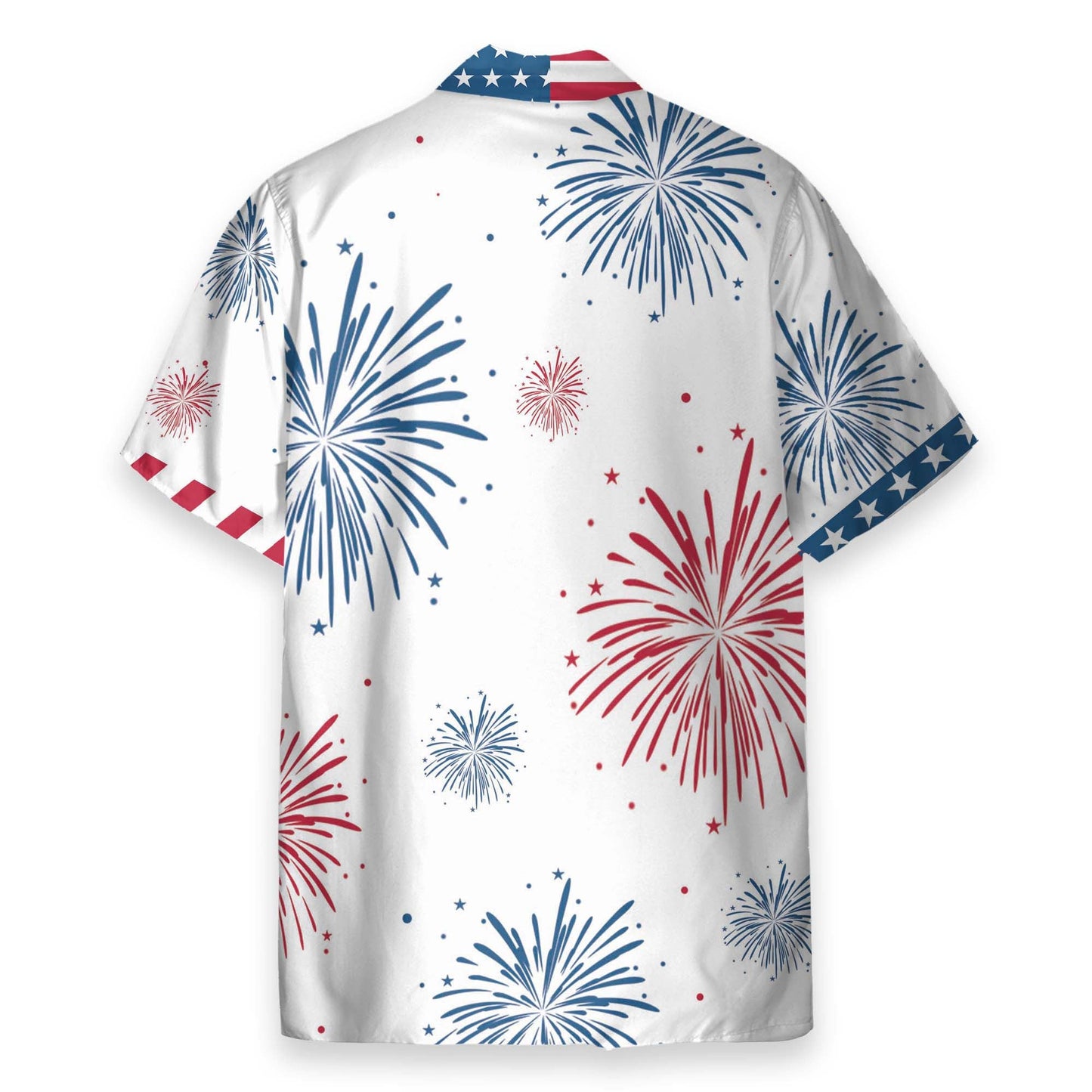 4th July America Independence Day Flamingo - Hawaiian Shirt