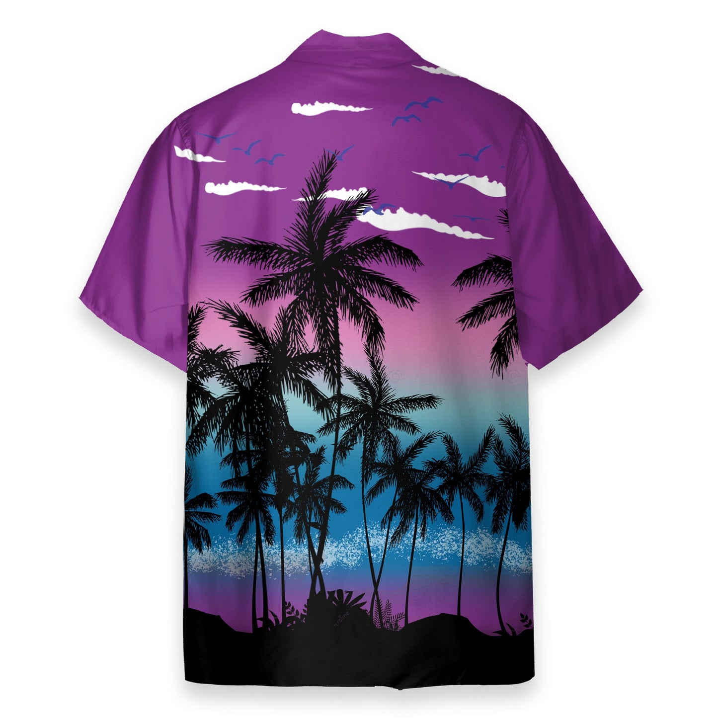 Coconut Tree On Beautiful Sunset - Hawaiian Shirt & Beach Shorts