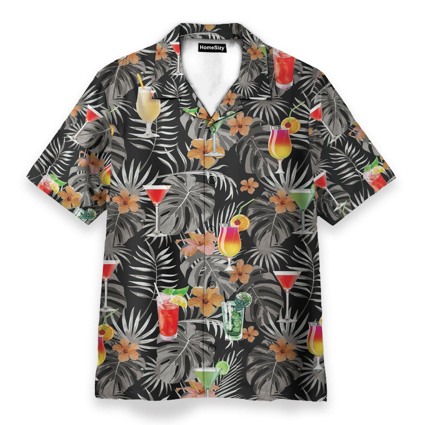 Cocktail Men's Button's Up Shirts - Hawaiian Shirt