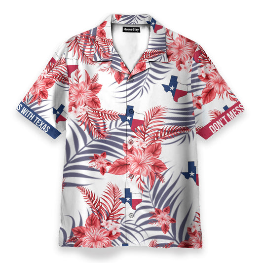 Don't Mess With Texas Proud Bluebonnet - Hawaiian Shirt