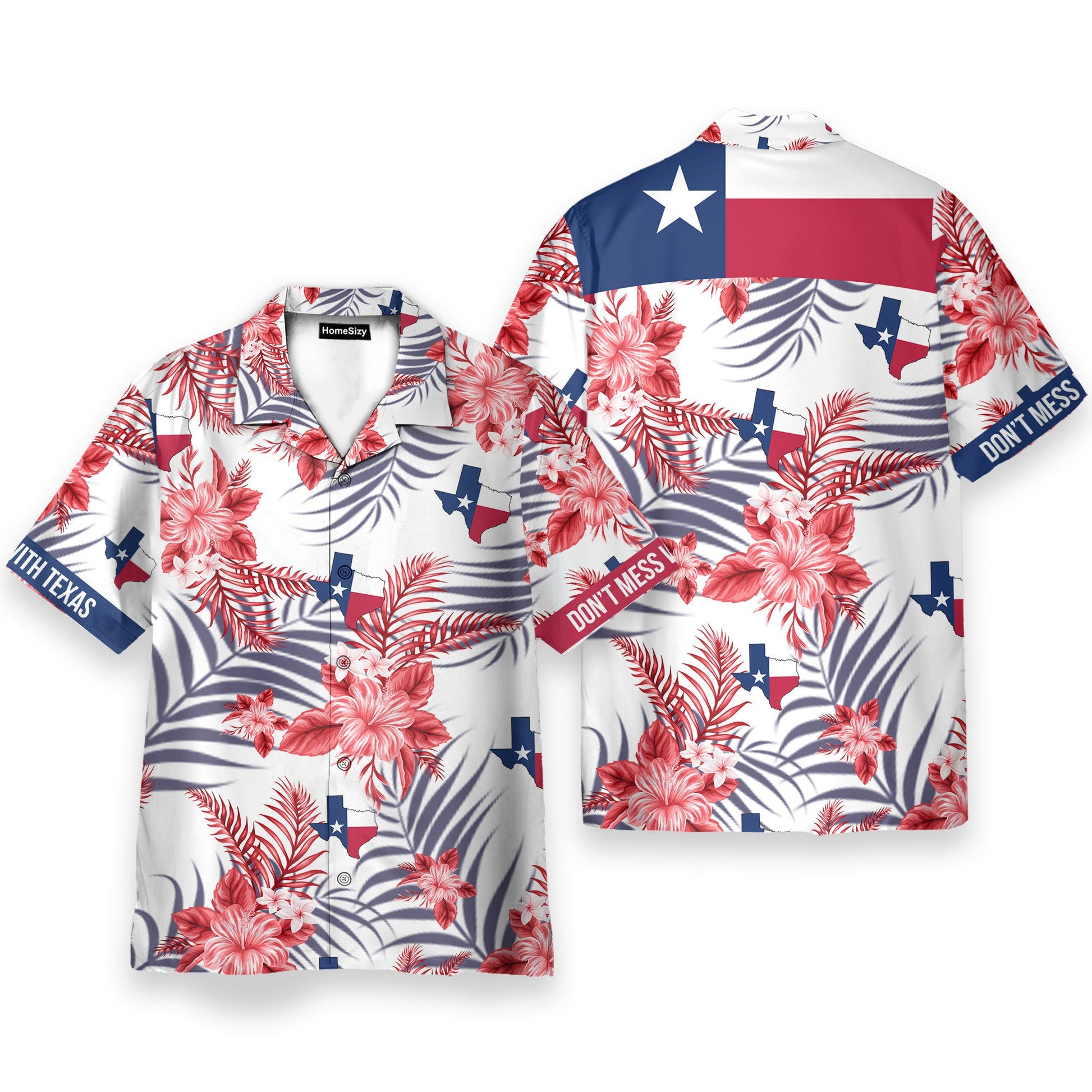 Don't Mess With Texas Proud Bluebonnet - Hawaiian Shirt