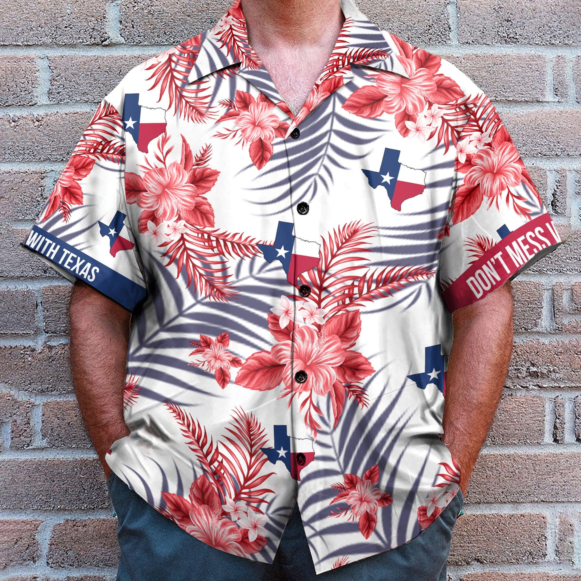 Don't Mess With Texas Proud Bluebonnet - Hawaiian Shirt
