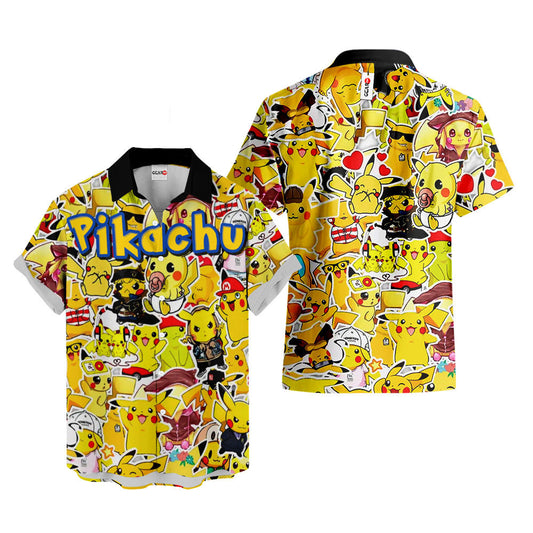Pikachu Hawaiian Shirt