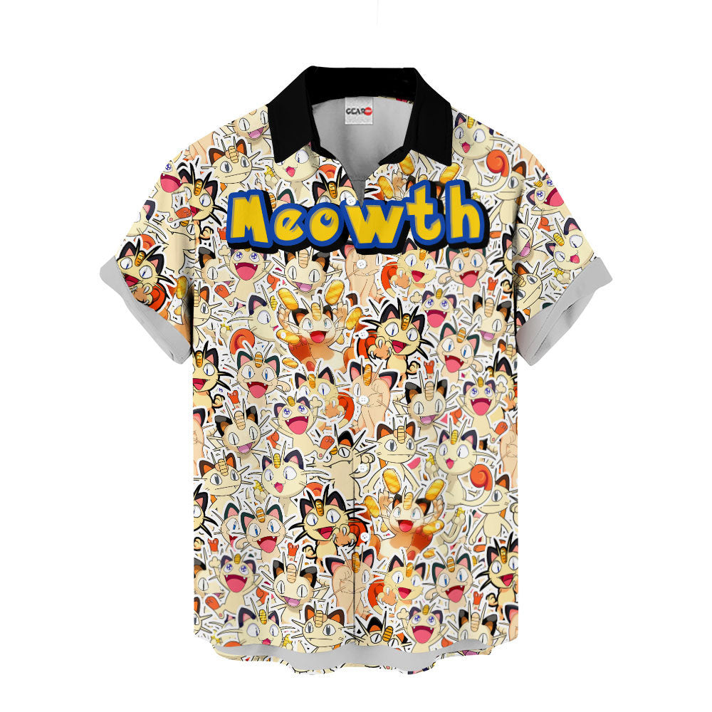 Meowth Hawaiian Shirt