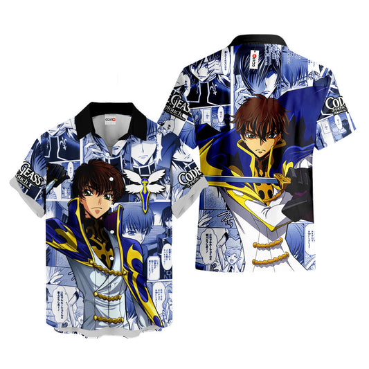 Suzaku Kururugi Hawaiian Shirt
