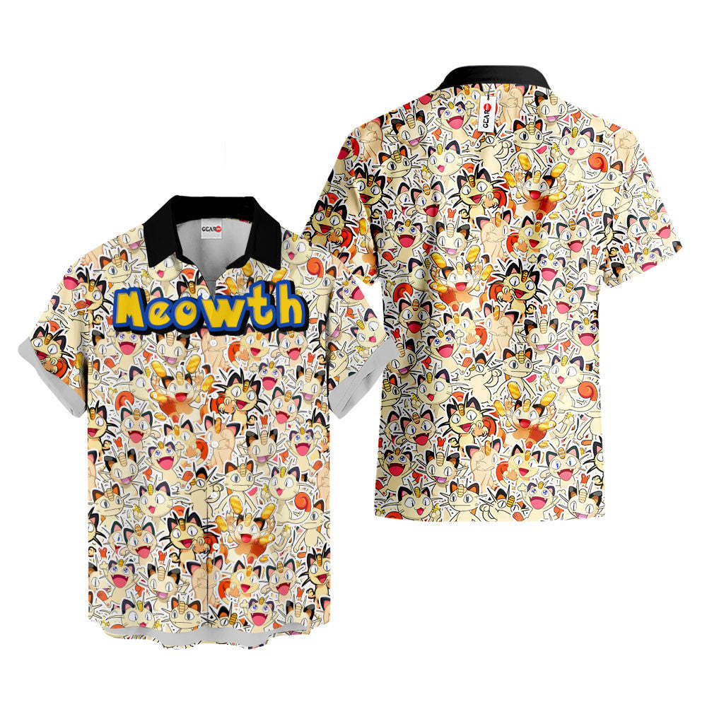 Meowth Hawaiian Shirt