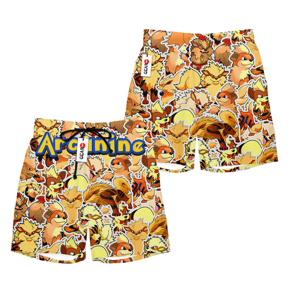 Arcanine Beach Shorts