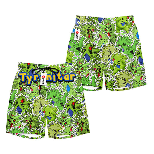 Tyranitar Beach Shorts