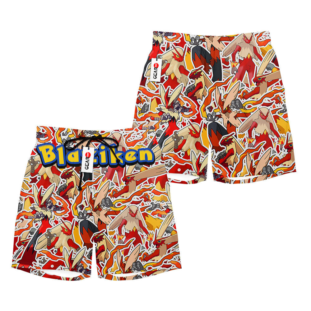 Blaziken Beach Shorts