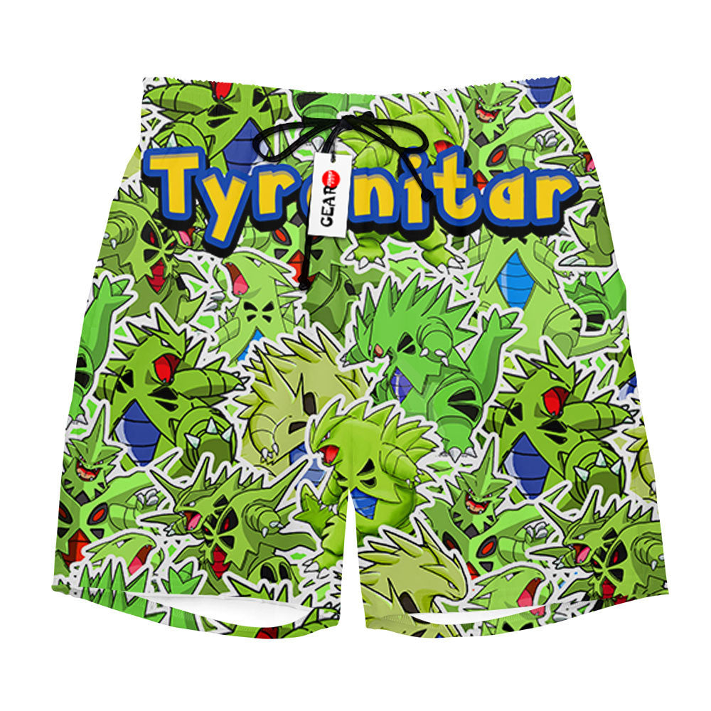 Tyranitar Beach Shorts