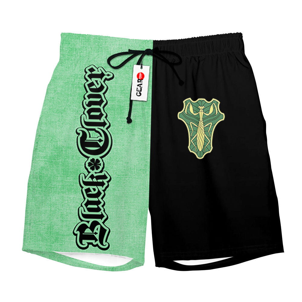 Green Mantis Beach Shorts